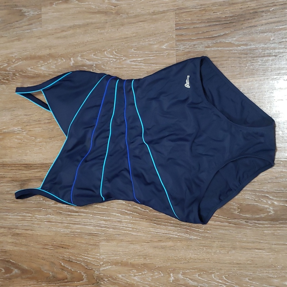 (10) Roots 73 One Piece Swimsuit Padded Support Performance Wear Pool Beach